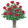 Love Always! One Dozen Roses Vase