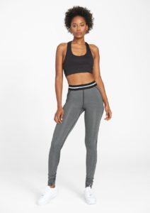Alloy Apparel Tall Active Leggings for Women in Heather Grey Size XL length 36 | Polyester