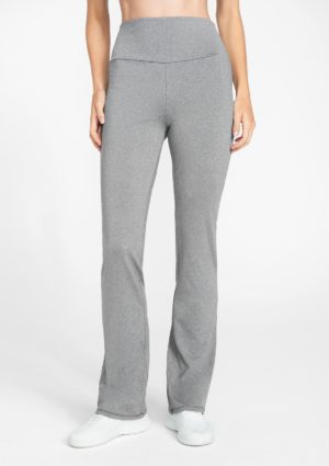Alloy Apparel Tall Sadie Slim Active Legging for Women in Heather Grey Size M length 37 | Polyester