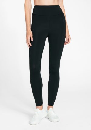 Alloy Apparel Tall Talia Performance Leggings for Women in Black Size S length 36 | Polyester