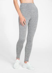 Alloy Apparel Tall Talia Performance Leggings for Women in Heather Grey Size S length 36 | Polyester