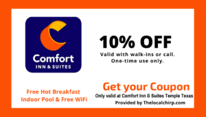 Comfort Inn & Suites Temple Texas Discount Coupon