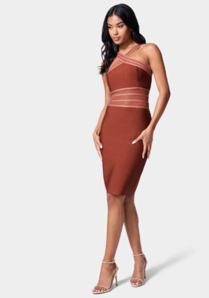 Bandage Cross Front Dress